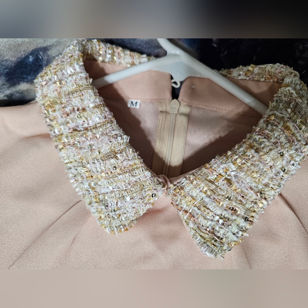 Tweed Collared Blouse - Picture 3 of 5